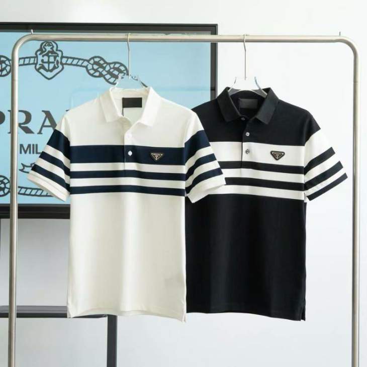Picture of Prada Polo Shirts Short _SKUPradaM-2XL8qx22125865